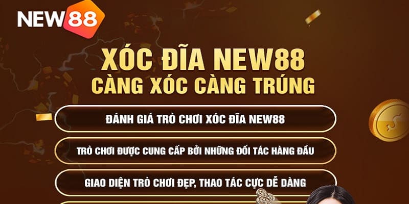 Trang web chơi xóc đĩa nổi tiếng hàng đầu New88